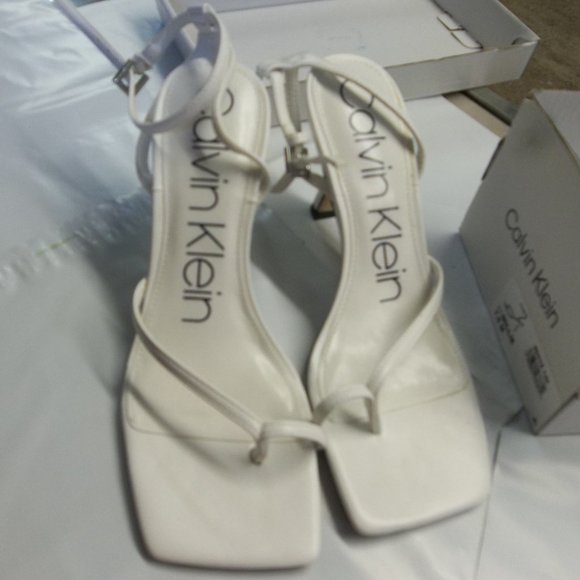 Calvin Klein dress shoes white Millie 7.5 - Picture 2 of 7